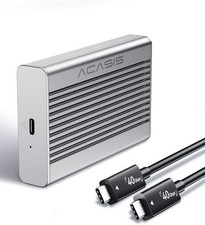 ACASIS 40Gbps M.2 NVMe SSD Enclosure with Aluminum Heat-dissipating fins T70-10 picture