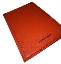 BURBERRY MINICONISTON iPad Mini Cover Case 100% Leather Orange picture