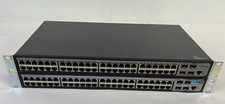 Lot 2 HPE HP OfficeConnect 1920-48G JG927A 48-Port Gigabit Switch 4x SFP picture