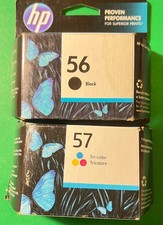 Genuine HP 56 57 Ink Cartridge Combo for HP7550 7660 Printer-OEM INK-All Expired picture