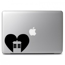 Heart Tardis Doctor Who for Macbook Laptop Car Window Cup Vinyl Decal Sticker picture