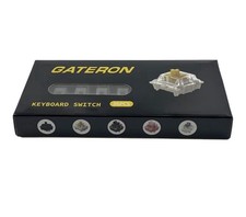 Gateron Yellow Mechanical Keyboard Switches 36pcs Linear 5-Pin MX Style picture