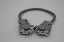 DB9 RS232 Serial Null Modem Cable Adapter M/F 9-Pin Male to Female Short 1FT picture