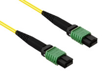 6m MTP MPO Trunk Fiber Cable OS2 12 Fiber Single Mode Type B APC Plenum picture