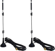 Dual Band Long Range Wifi Antenna⭐ (2-Pack)⭐9Dbi 2.4GHZ 5GHZ 5.8GHZ RP-SMA Conn⭐ picture