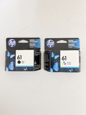 Lot Of 2: HP61 Black & HP61 Tri-color Ink Cartridges EXP:2023  - Genuine picture
