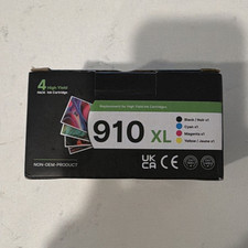 Wiseta 910XL Compatible Ink Cartridges for HP 8030 Series 4PK BK C M Y picture