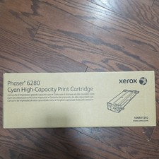Xerox Phaser 6280 Cyan High Capacity Toner Cartridge 106R01392 New  picture