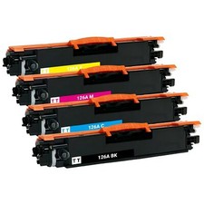 Lot BKCMY Toner For HP 126A CE310A - CE313A LasetJet Pro M175 M275 CP1025 Series picture