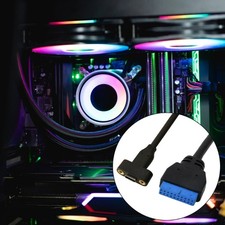 USB C to IDC20P Front Panel Header Female to Female Extension Cable 5Gbps picture