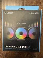 Lian Li UNI FAN SL-INFINITY UF-SLIN140-1B Single Pack Black New Rare picture
