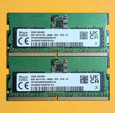16GB KIT [2X8GB] SK hynix PC5-4800B DDR5 1RX8 SODIMM Laptop Memory RAM Tested✅✅ picture