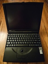 Vintage Dell Latitude XPi CD PPS Laptop Intel Pentium MMX - Made in Japan picture
