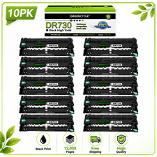 10 Pack DR730 Drum Fits for Brother DCP-L2510D L2530DW HL-L2395DW MFC-L2750DW XL picture