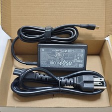 Genuine HP Laptop Charger AC Power Adapter L65505-003 L67440-001 USB-C 65W NEW picture