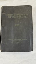 Vintage IBM 1948 Manual Of Instruction Customer Engineering Codes Book RARE picture