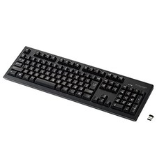 ELECOM Premium Membrane Full Keyboard with Wireless Receiver 10 Million Click picture