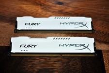 HX316C10FWK2/8 Kingston HyperX FURY White Series 8GB Kit (2x4GB) PC3-12800 Dimm picture