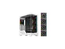 DIYPC IDX2-Ultra-ARGB White USB3.0/Type C Tempered Glass ATX Gaming Computer picture