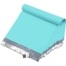 Yens 14.5X19 M7-500pcs POLY MAILERS SHIPPING ENVELOPES PLASTIC BAGS-Teal picture