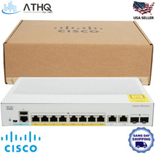 Cisco C1000-8FP-E-2G-L 8-Port Gigabit PoE+ 120W Managed Switch 2x SFP Refresh picture