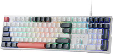 K668 108-Key Hot-Swap Wired RGB Gaming Keyboard, Extra 4 Hotkeys picture