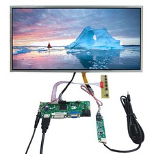 HD VGA DVI LCD Controller Board 15.6inch 1366X768 Resistive Touch LCD Display picture