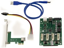 Pcie 1x - 4x 1x Asm1184e Power Supply Bitcoin Mining picture