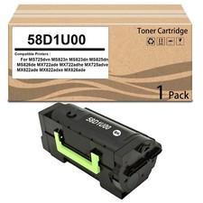 1  Pack 58D1U00 Ultra High Yield Toner Cartridge Compatible for MS725dvn MS823n picture