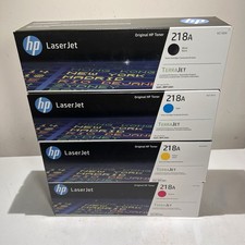 HP 218A Complete Toner Set KYCM for LaserJet Pro 3201dw MFP 3301fdw Genuine New picture