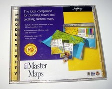 Softkey Key Master Maps Windows 3.1 95 1997 PC CD-ROM Custom Mapping Software picture