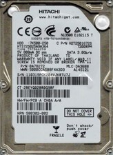 Hitachi HTS725025A9A364 P/N: 0A78272 MLC: DA3688 250GB picture