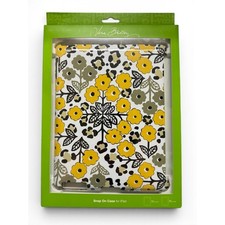 Vera Bradley Go Wild Floral Leopard Snap On Case iPad 2 iPad 3 Yellow Grey NIB picture