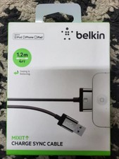 Belkin Mixit 30pin 4ft Charge/sync Cable For Iphone/Ipod/Ipad - New picture
