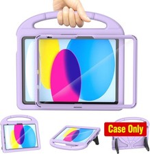 Light Purple iPad A16 11th/10th Gen Case 11 Inch, Shockproof Cover with Stand/Ha picture