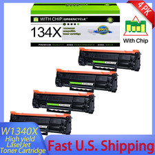 4 x Compatible 134X Toner Cartridges For HP W1340X with Laser Jet M209dw M209d picture