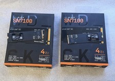 4TB WD BLACK SN7100 NVMe SSD Gen4 M.2 SSD WDS400T4X0E. Warranty Until 2030 picture