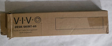 VIVO Black Under Desk Privacy & Cable Management Sleeve Panel 60 Kit picture