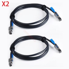 X2 GYK61 External Mini-SAS SFF-8644 to SFF-8644 HD SAS Cable For Dell GYK61 2M picture