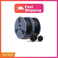 SUNLU PETG Filament 1.75mm,2kg,Black+Black | 3D Printer Filament,Less Stringi... picture