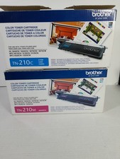 Brother TN-210M Magenta × Tn-210c Cyan Toner Cartridge NEW Open Box Lot 2 picture