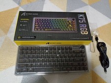 ATTACK SHARK K75 RGB Transparent Mechanical Keyboard USB Type-C Bluetooth picture