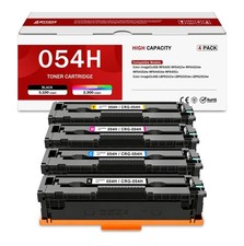 ** NEW Canon Toner | 054H / 054 | Black/Color | With Chips | Compatible | 4-Pack picture