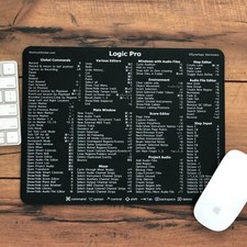 Synerlogic Apple Logic Pro X Reference Guide Mouse Pad- Durable Laminated picture