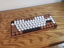 Ajazz 308i Wireless  Bluetooth  Cute 84 keys Keyboard for PC Laptop Chocolate 🍫 picture