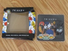 Friends TV Series Show Central Perk ~3 Piece Set~ Mouse + Mouse Pad + Tech Decal picture