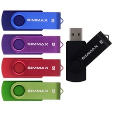 5Pcs 8GB USB Flash Drive USB 2.0 Flash Drive Memory Stick Fold Storage Thumb ... picture