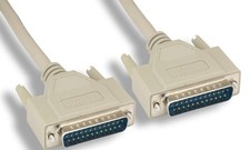 6FT DB25 25-Pin Male Male IEEE 1284 Parallel Cable Cord Straight Molded picture