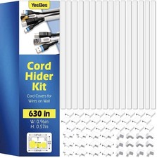 630in Cord Hider Kit, Paintable Cable Raceway, Covers for 630” picture