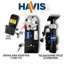 Havis® Swing Arm with Motion Heavy-Duty Telescoping Pole, Side Mount, (C-HDM-204 picture